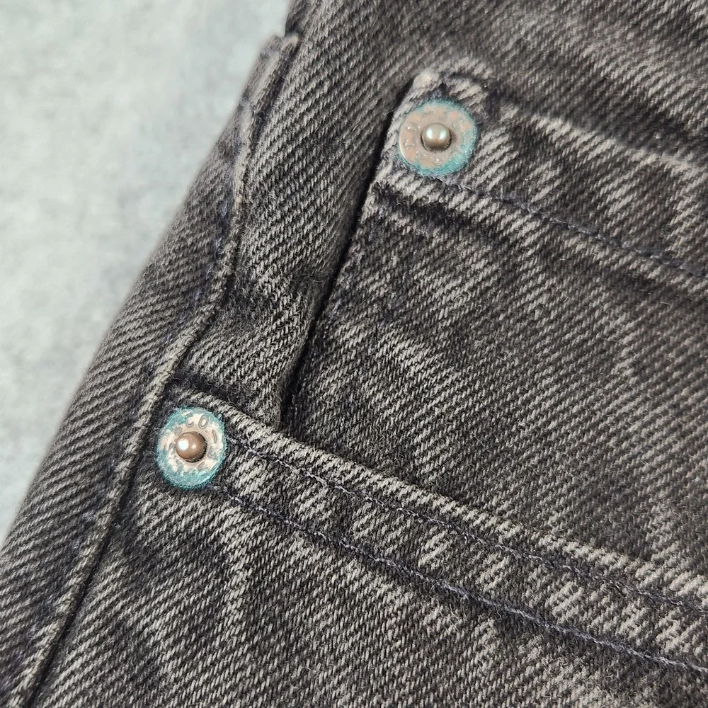 Vintage Levis 505 Jeans 31x34 (Actual 29x34) Black Straight Leg 90s Made In USA